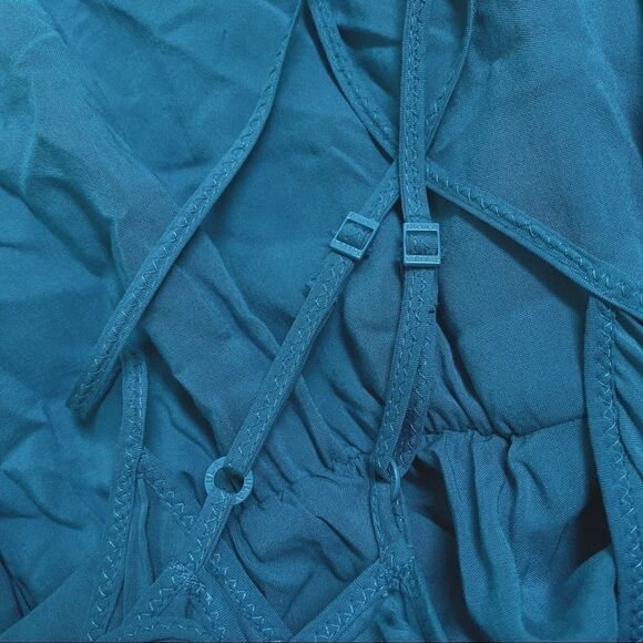 🆕 Aritzia Talula Turquoise Ulla Dress - Picture 5 of 8